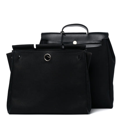 Hermes Toile Vache Calfskin Herbag 40 GM 1 of 22