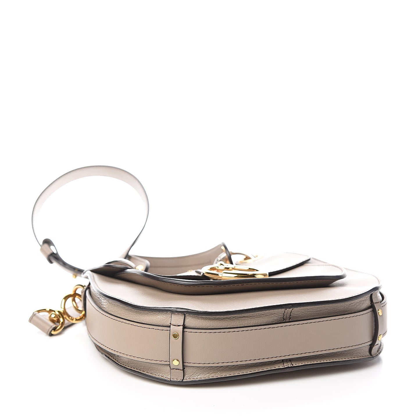 Calfskin Medium Tess Hobo Motty Grey