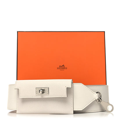 Hermes Swift Epsom Pocket Kelly Shoulder Strap Craie Mushroom 7 of 7