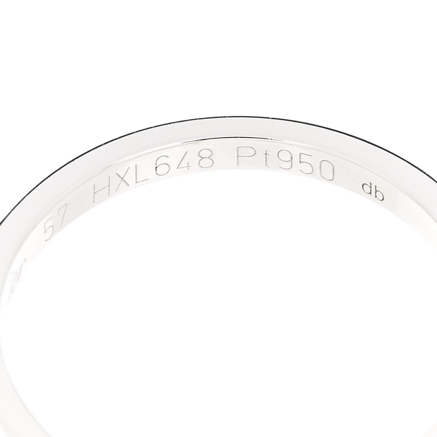 Platinum 2mm Ballerine Wedding Band Ring 57 8