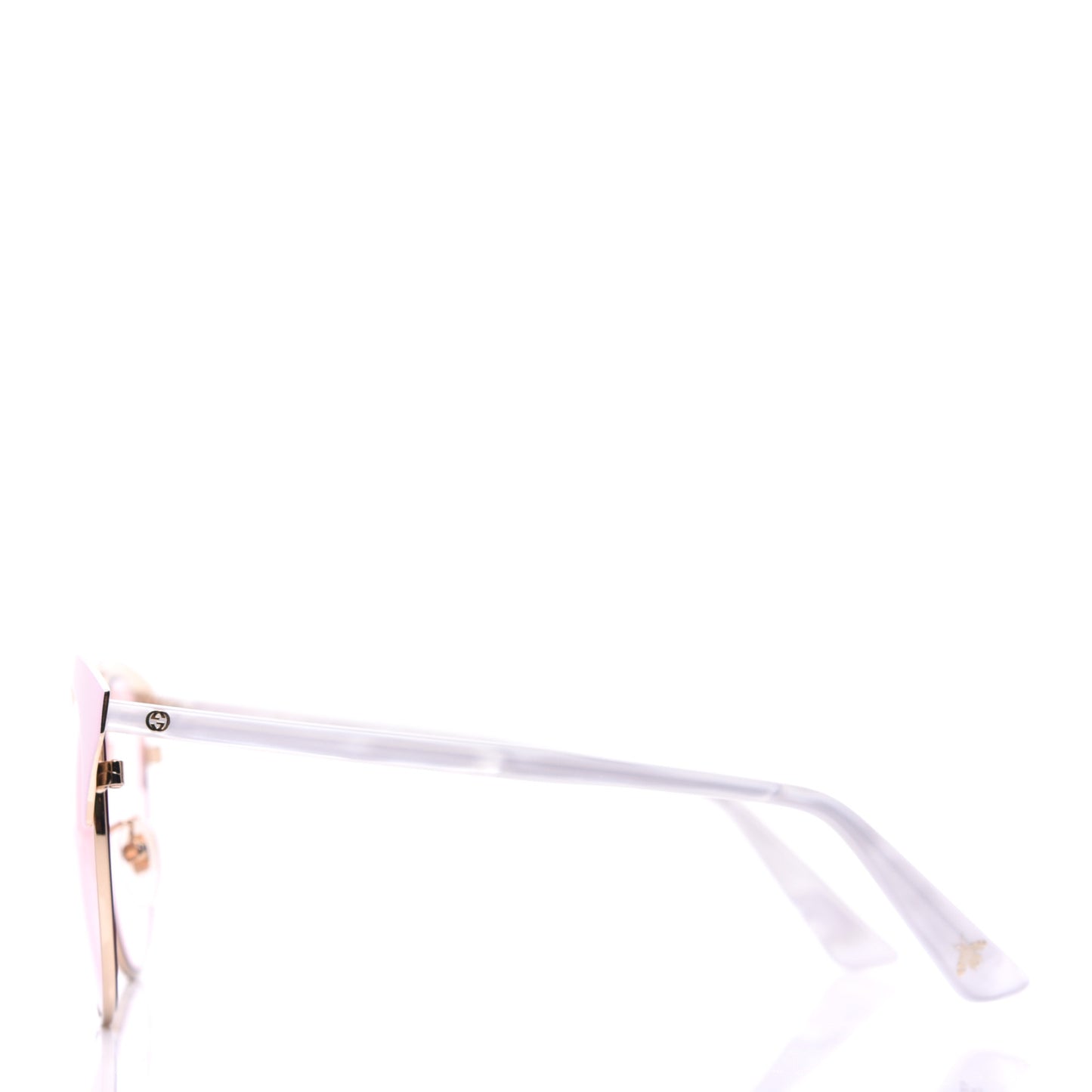 Round Metal GG0246SA Sunglasses Light Pink