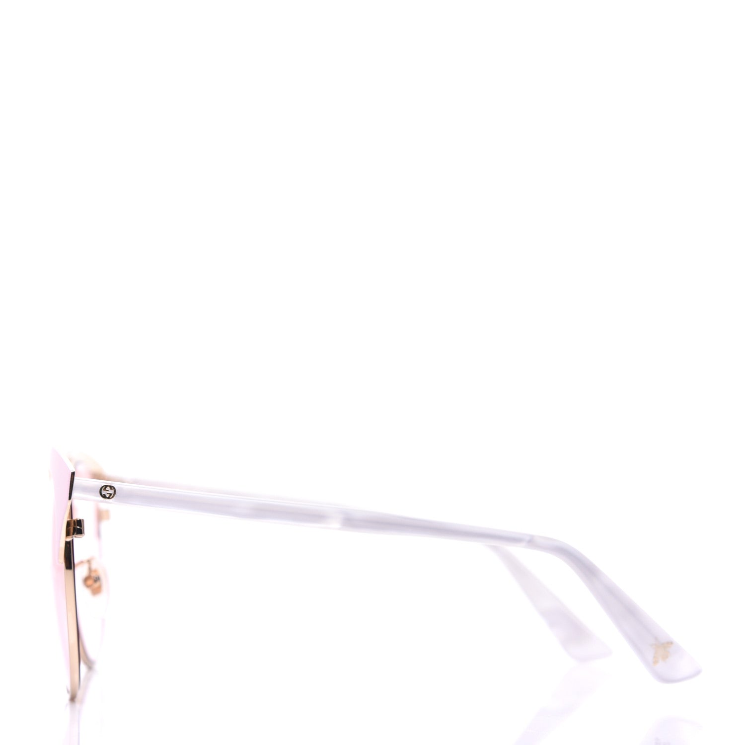 Gucci Round Metal GG0246SA Sunglasses Light Pink 3 of 8