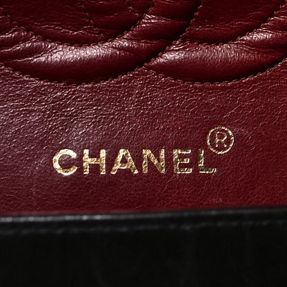 Chanel Lambskin Quilted Medium Double Flap Black 8 of 15