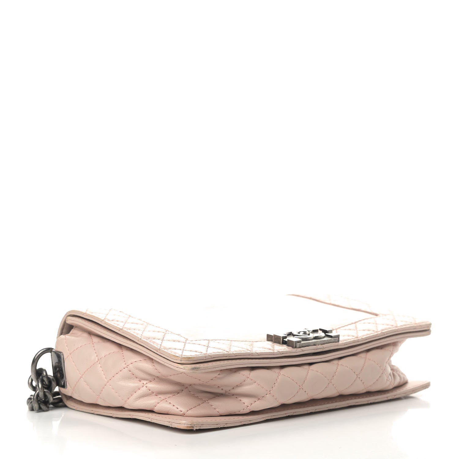 Chanel Calfskin New Medium Boy Reverso Flap Light Pink 3 of 10