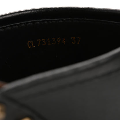 Saint Laurent Smooth Calfskin Camoy Clogs 37 Black 9 of 14