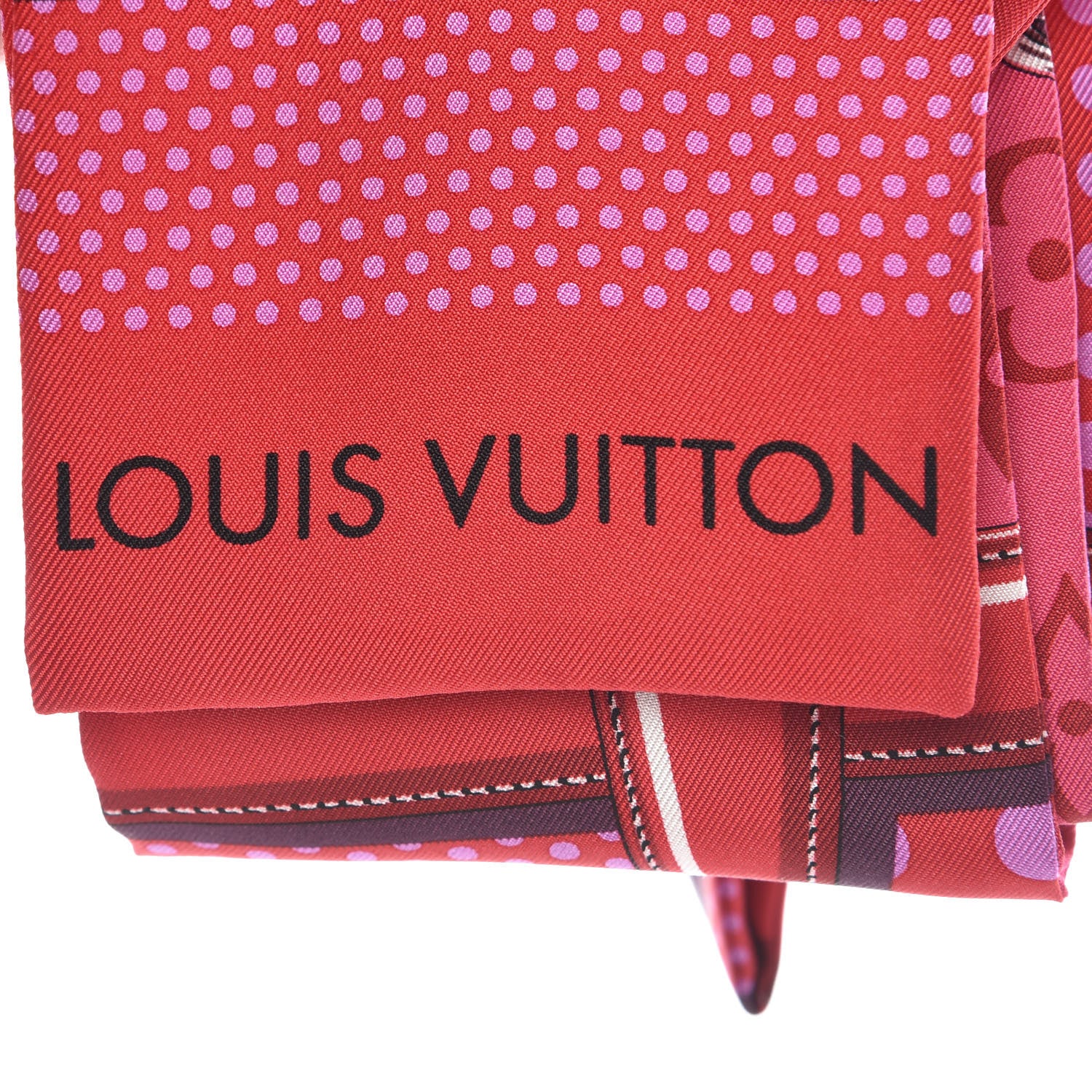 Louis Vuitton Silk Monogram Pop Confidential Bandeau Fuchsia 3 of 5