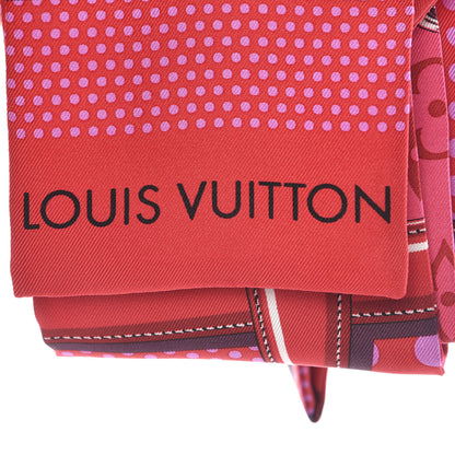 Louis Vuitton Silk Monogram Pop Confidential Bandeau Fuchsia 3 of 5