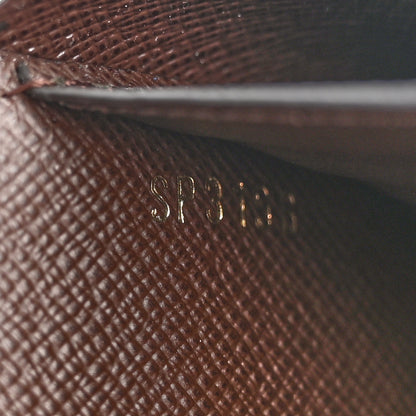 Louis Vuitton Damier Ebene Normandy Wallet Black 7 of 13