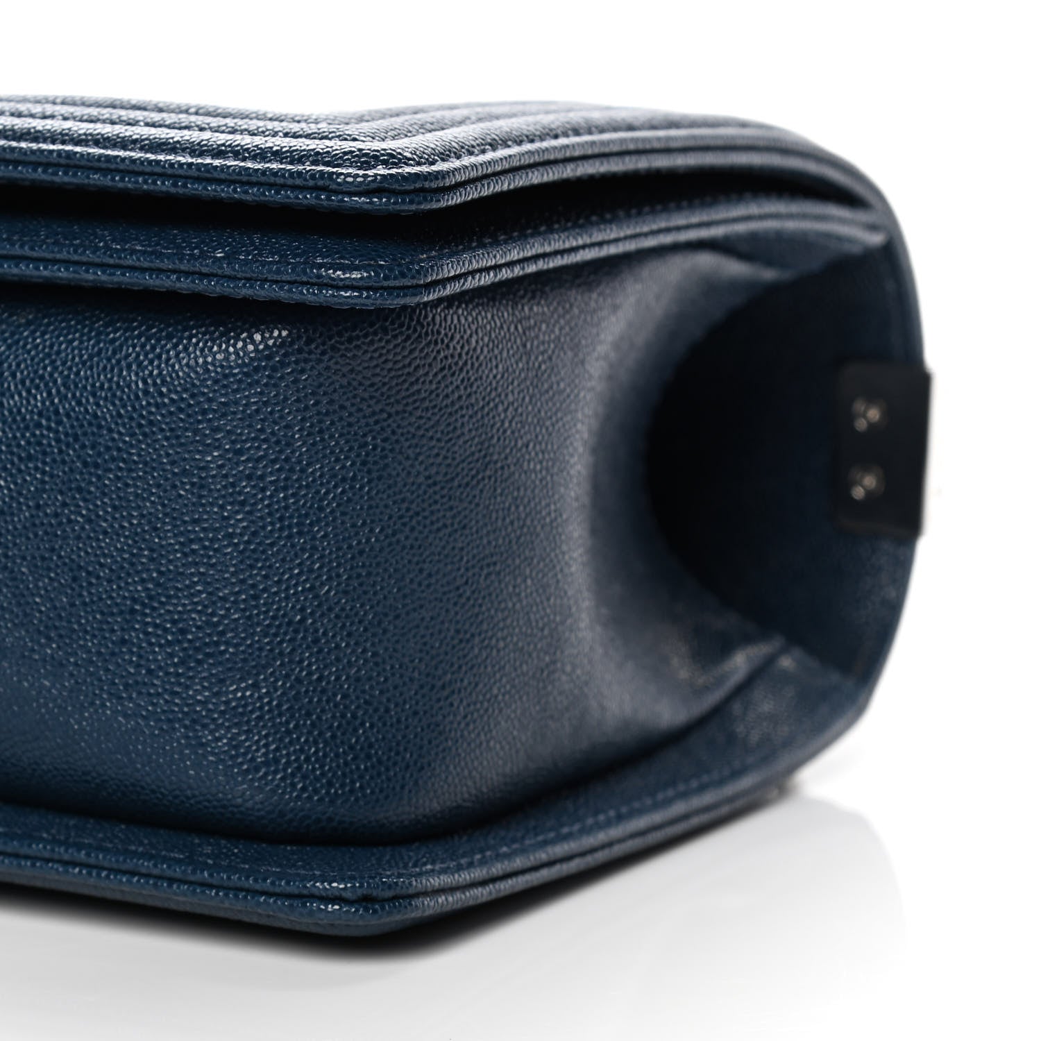 Chanel Iridescent Caviar Quilted Medium Boy Flap Blue 11 of 13