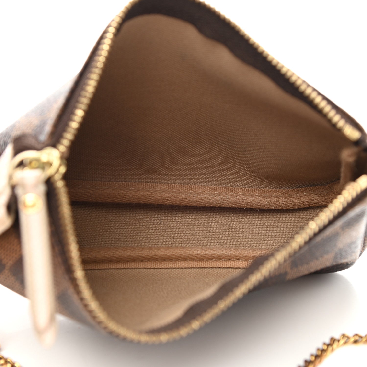Louis Vuitton Damier Ebene Trunks and Locks Mini Pochette Accessories 5 of 9