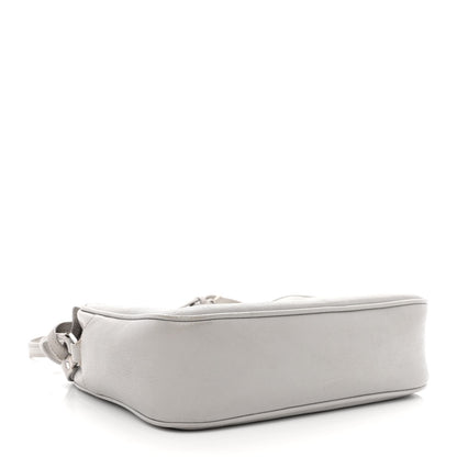Saint Laurent Lambskin Monogram Lou Camera Bag Granite 4 of 13