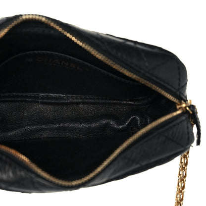Chanel Aged Calfskin Quilted Mini Reissue Camera Case Black 5 of 12
