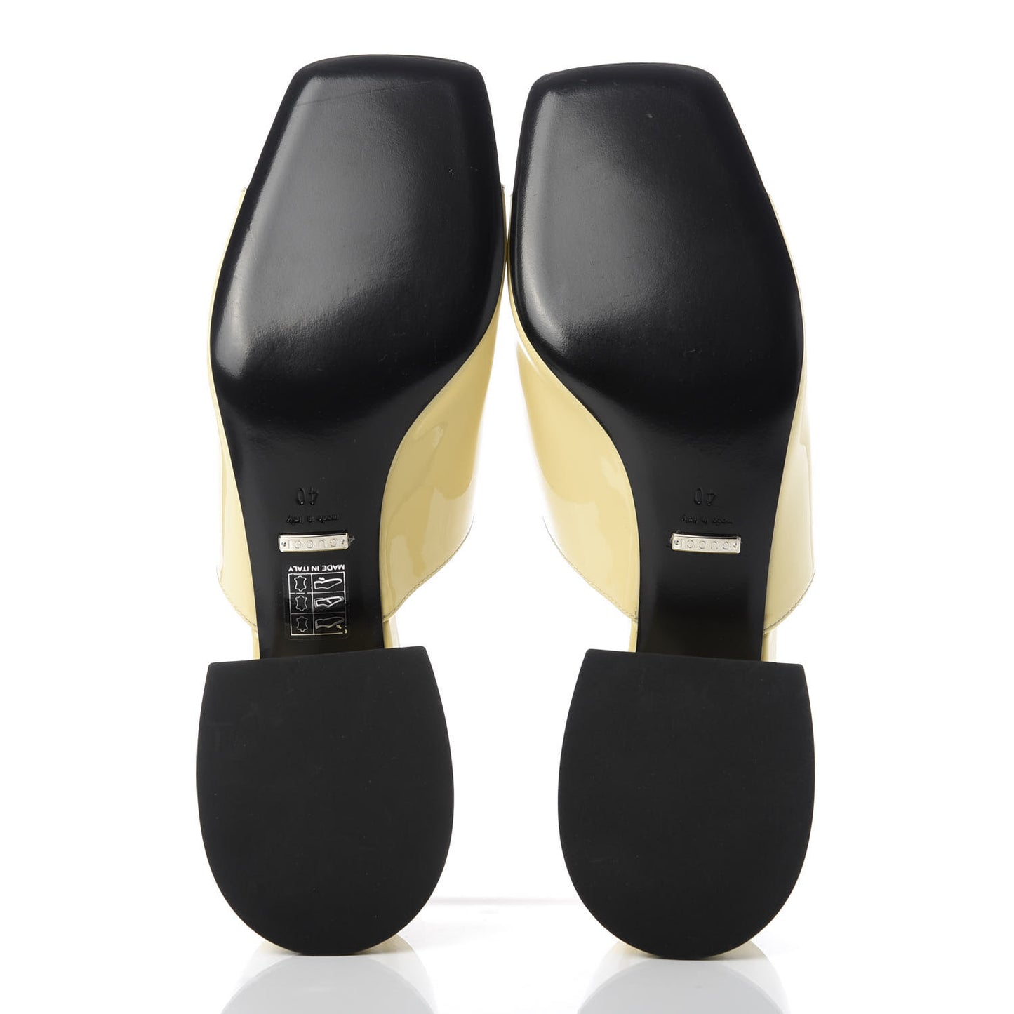 Patent Lexi Horsebit Mid-Heel Slide Sandals 40 Burro