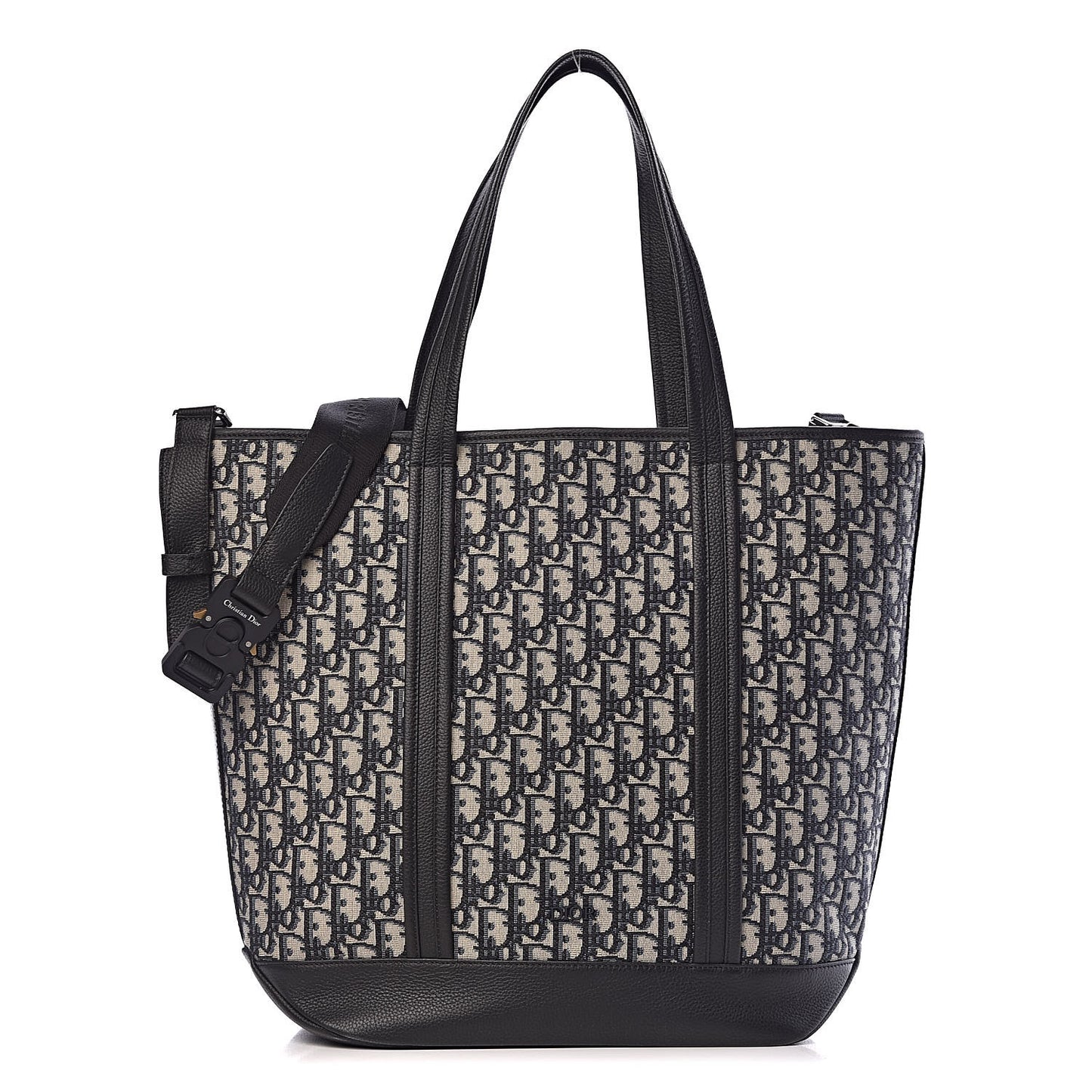 HOMME Oblique Grained Calfskin Tote Blue