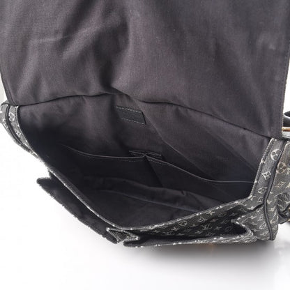 Louis Vuitton Mini Lin Sac a Langer Diaper Bag Black 6 of 13