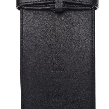 Gucci Moon Calfskin Pearl Double G 70mm Belt 85 34 Black Cream 4 of 7