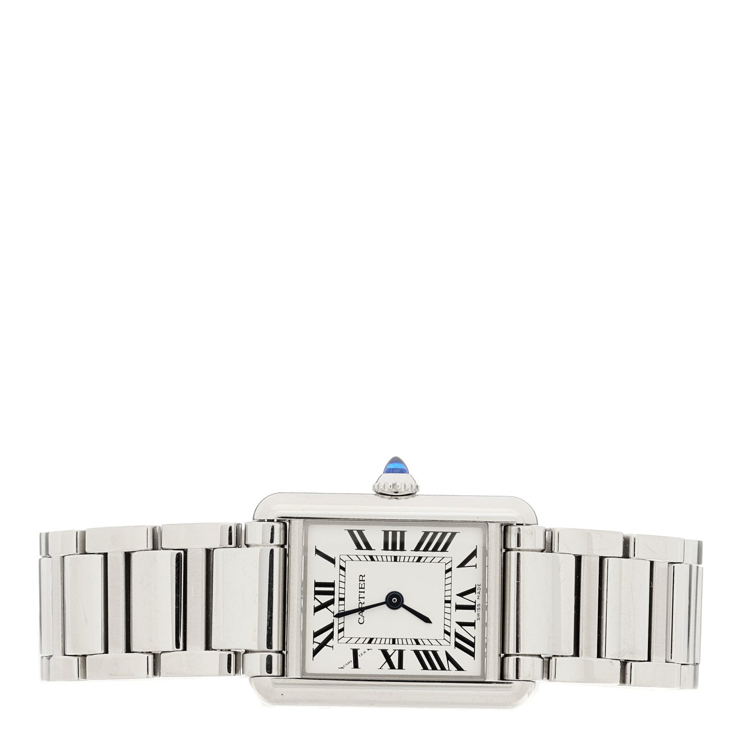 Cartier Stainless Steel 22mm Tank Must Quartz Watch 2 of 5