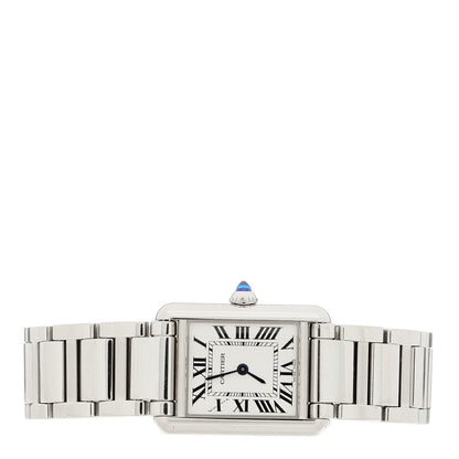 Cartier Stainless Steel 22mm Tank Must Quartz Watch 2 of 5