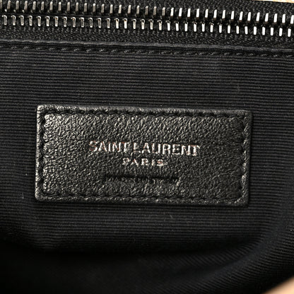 Saint Laurent Crinkled Calfskin Matelasse Monogram Medium Niki Chain Satchel Light Taupe 6 of 12