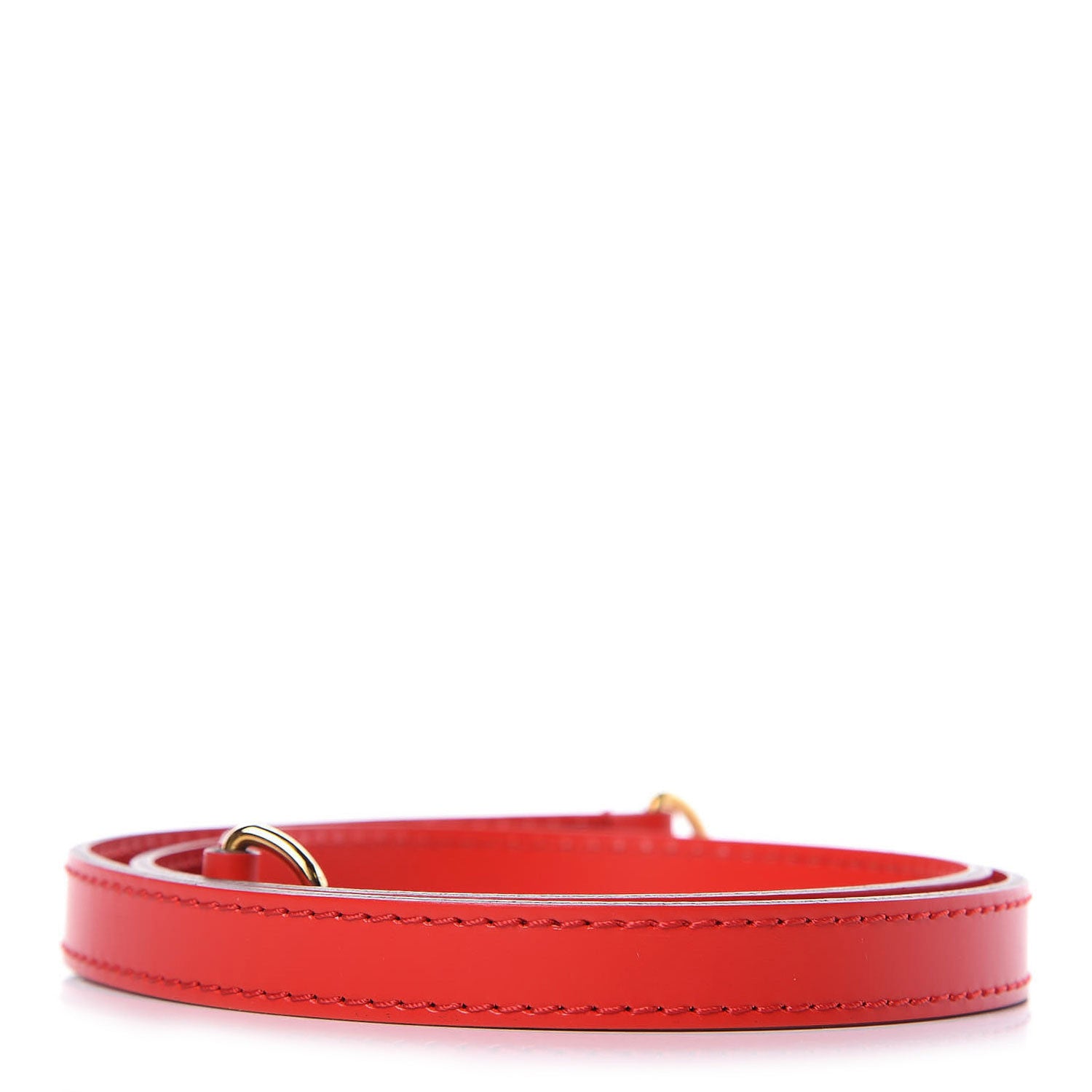 Louis Vuitton Calfskin 16mm Shoulder Strap Red 3 of 3