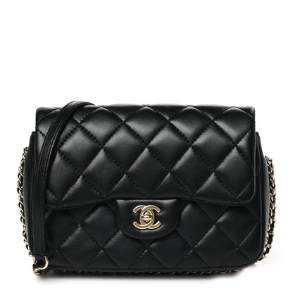 Chanel Lambskin Quilted Small My Precious Flap Black 1 of 10