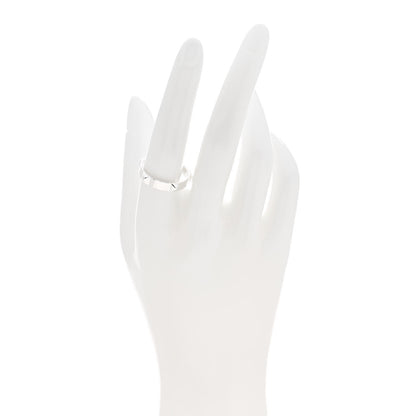 Hermes Sterling Silver Clou d'H Band Ring 59 8.75 2 of 4