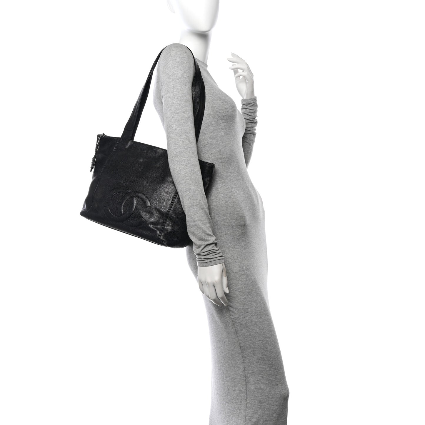 Caviar CC Shopper Tote Black