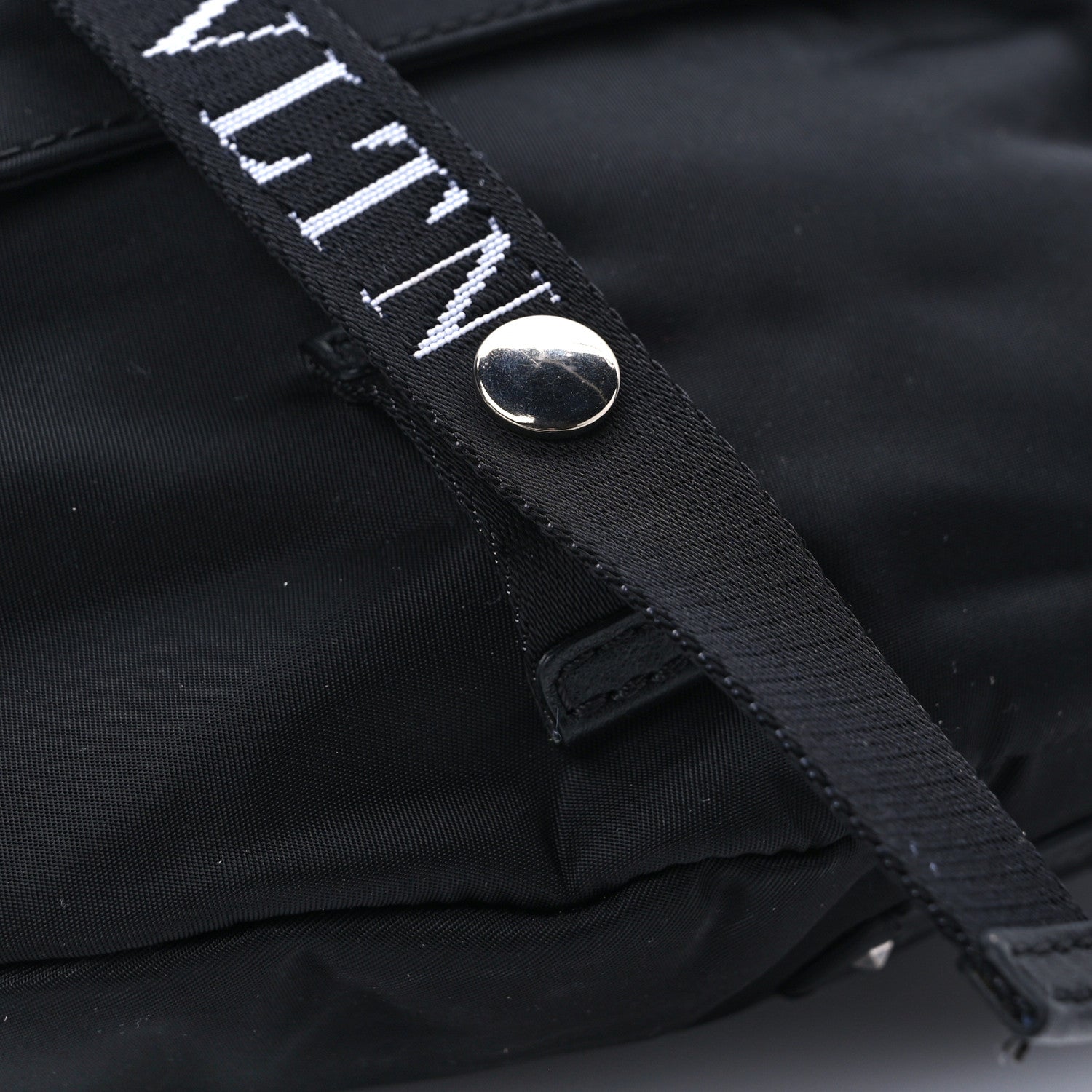 Valentino Garavani Nylon Ribbon VLTN Belt Bag Black 6 of 7