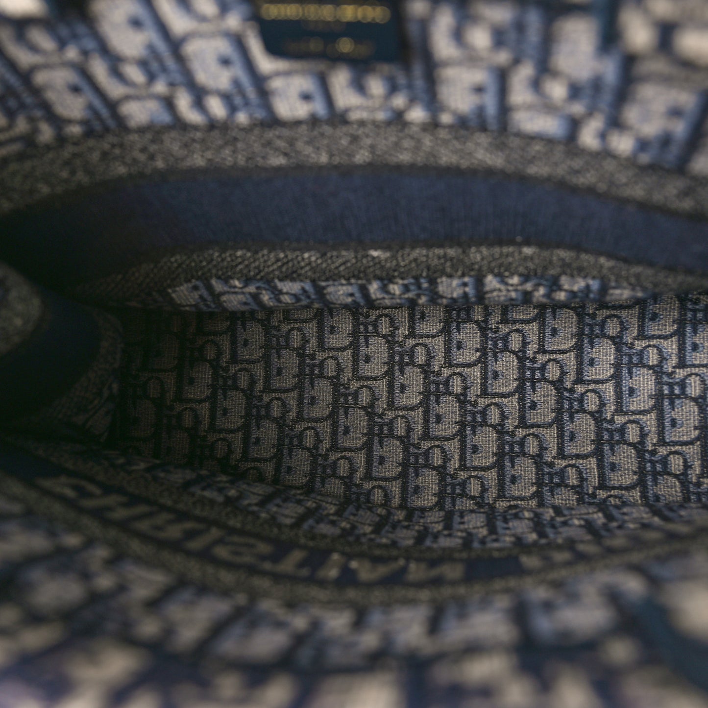 Oblique Medium Book Tote Blue Multicolor