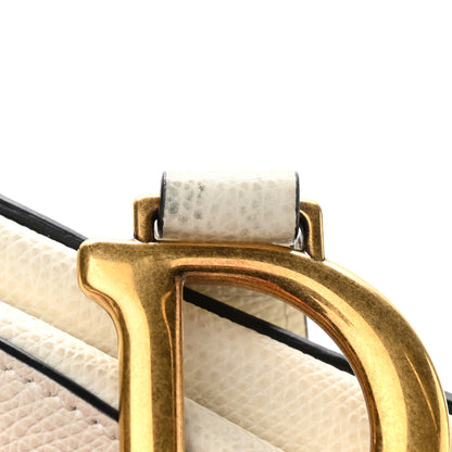 Christian Dior Grained Calfskin Mini Saddle Bag White 12 of 12