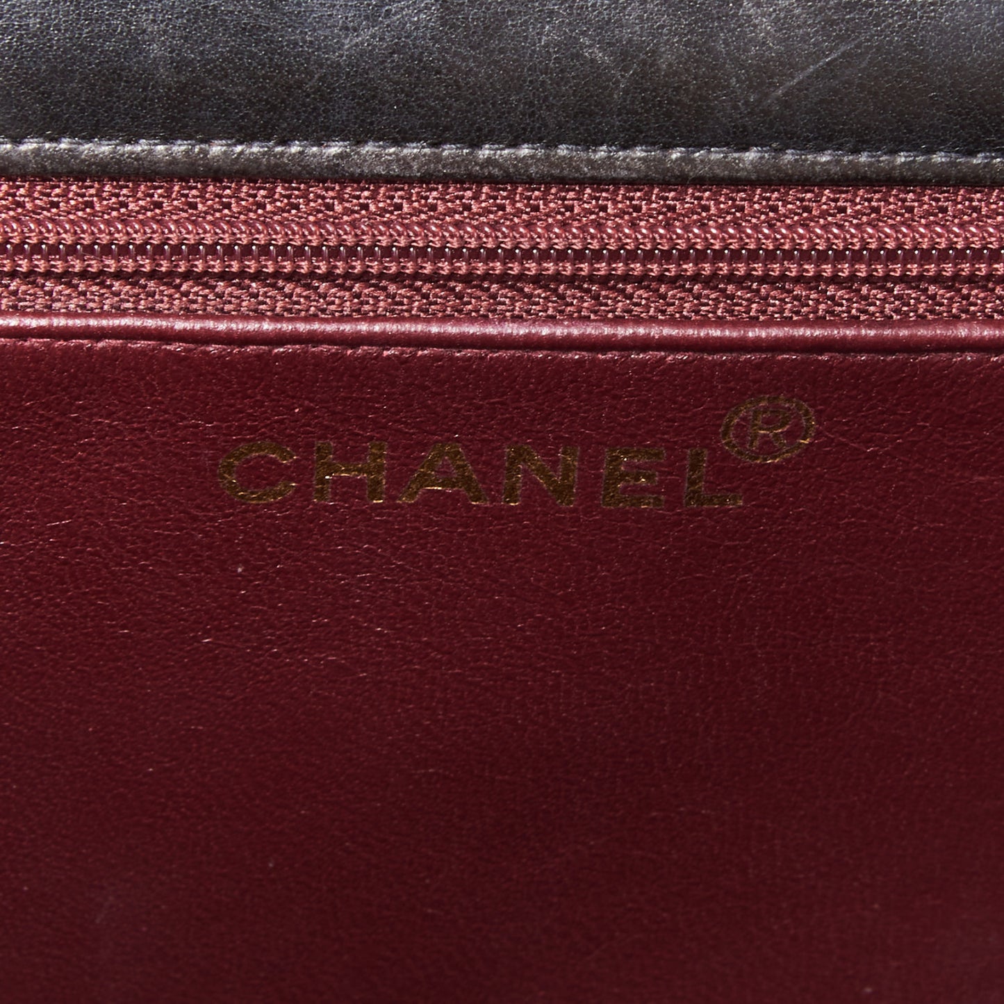 Lambskin Quilted Small Single Flap Black