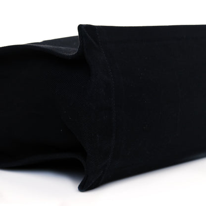 Saint Laurent Linen Calfskin Rive Gauche Tote Black 9 of 11