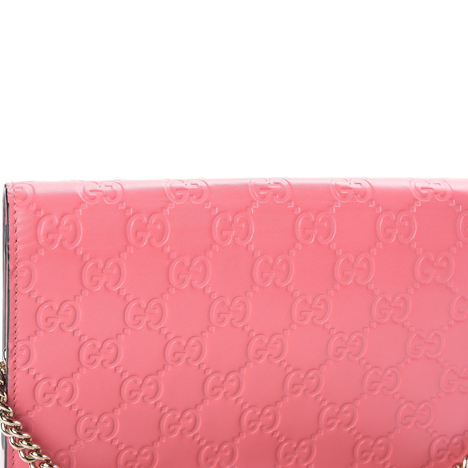 Gucci Guccissima Signature Bowy Chain Wallet Flush 9 of 10