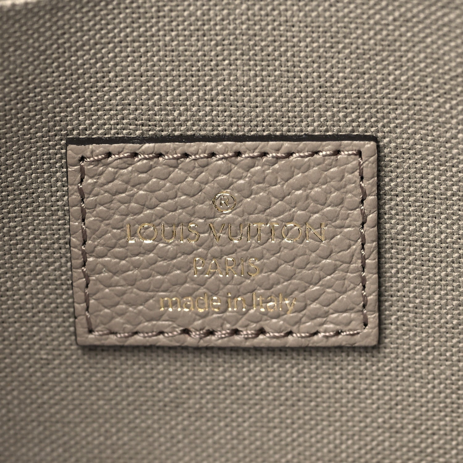 Louis Vuitton Empreinte Monogram Giant Felicie Pochette Tourterelle Creme 7 of 11