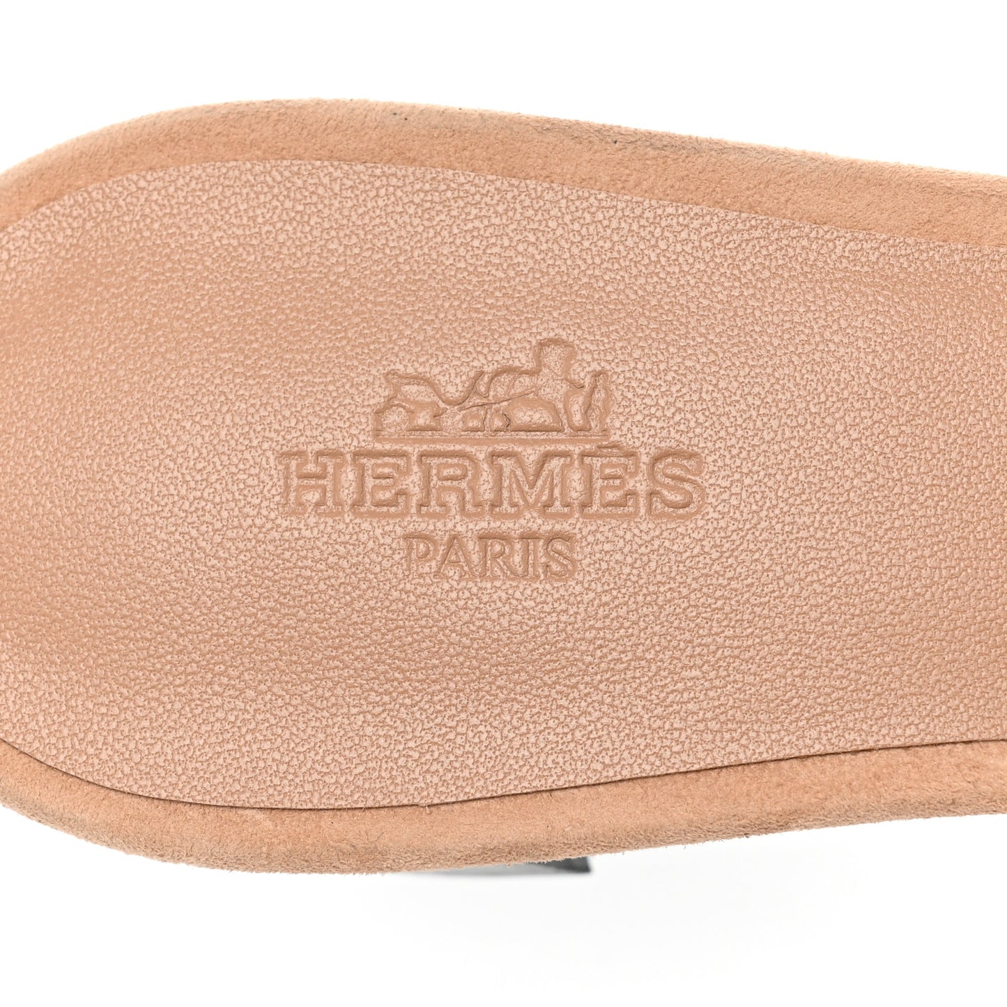Suede Goatskin Crystal Oasis Sandals 37 Rose Nude