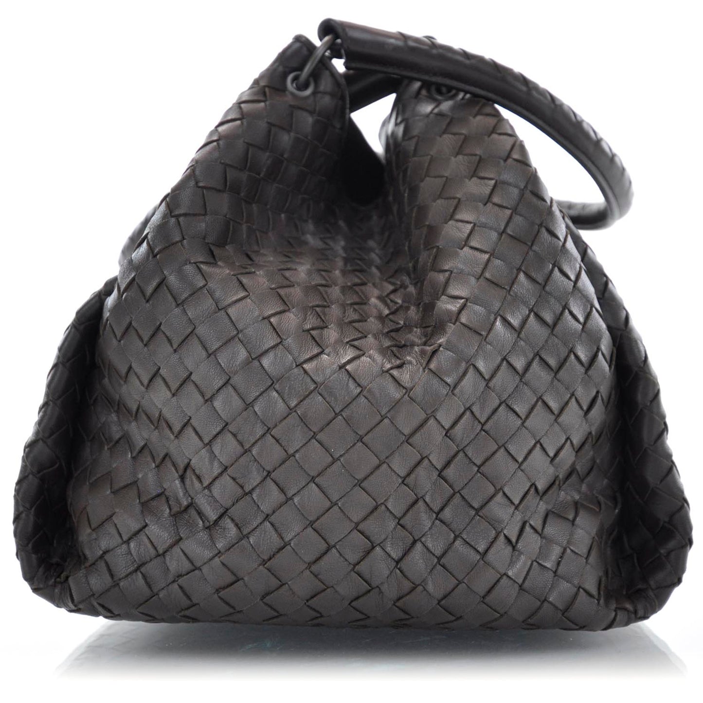 Nappa Intrecciato Parachute Bag Ebano