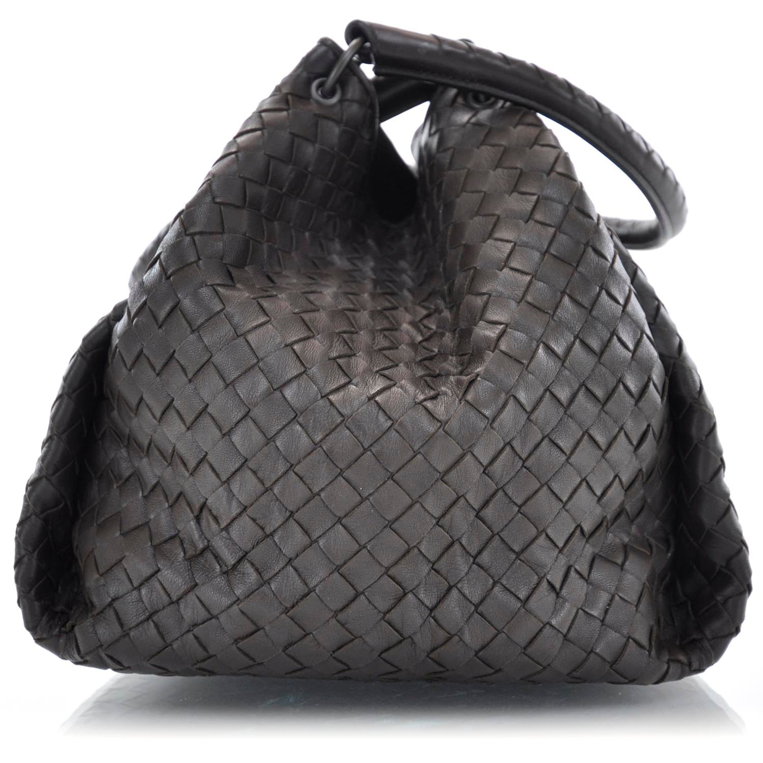 Bottega Veneta Nappa Intrecciato Parachute Bag Ebano 4 of 10
