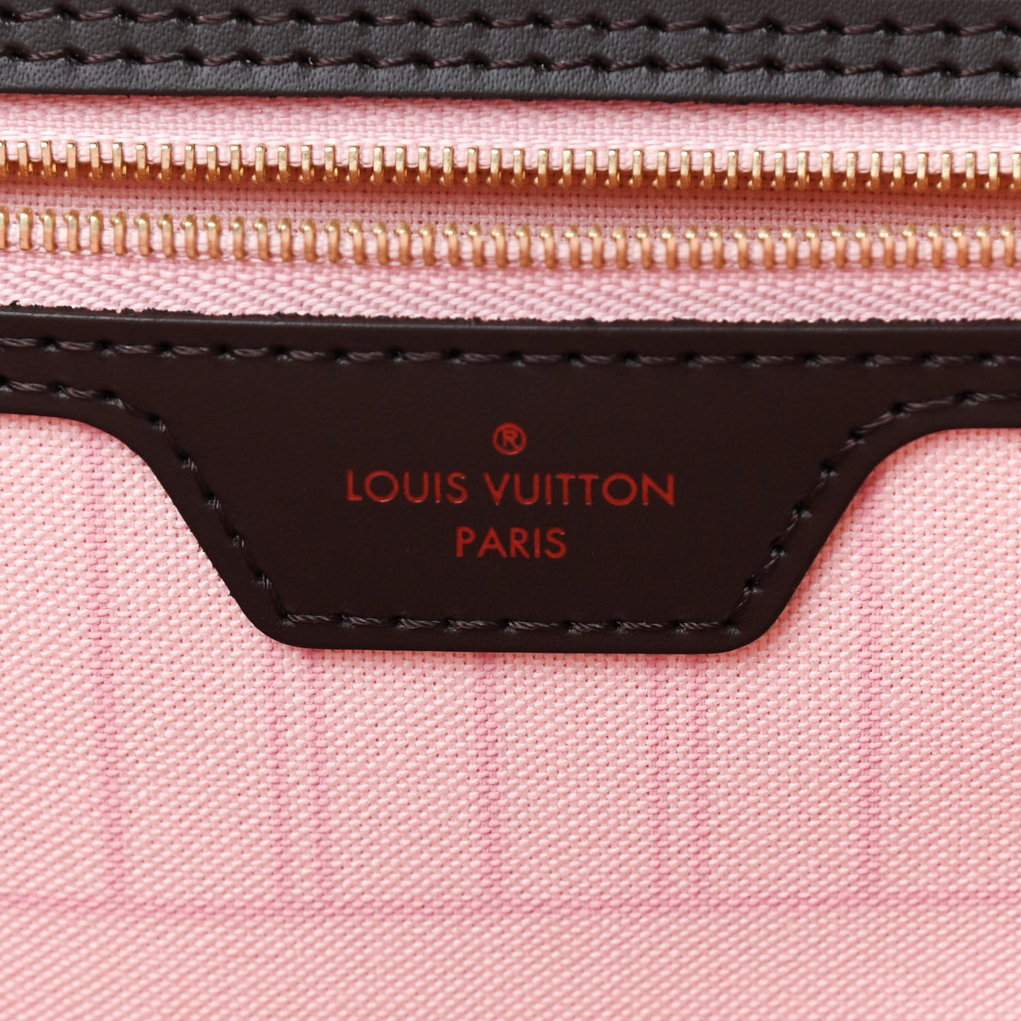 Damier Ebene Neo Neverfull MM Rose Ballerine