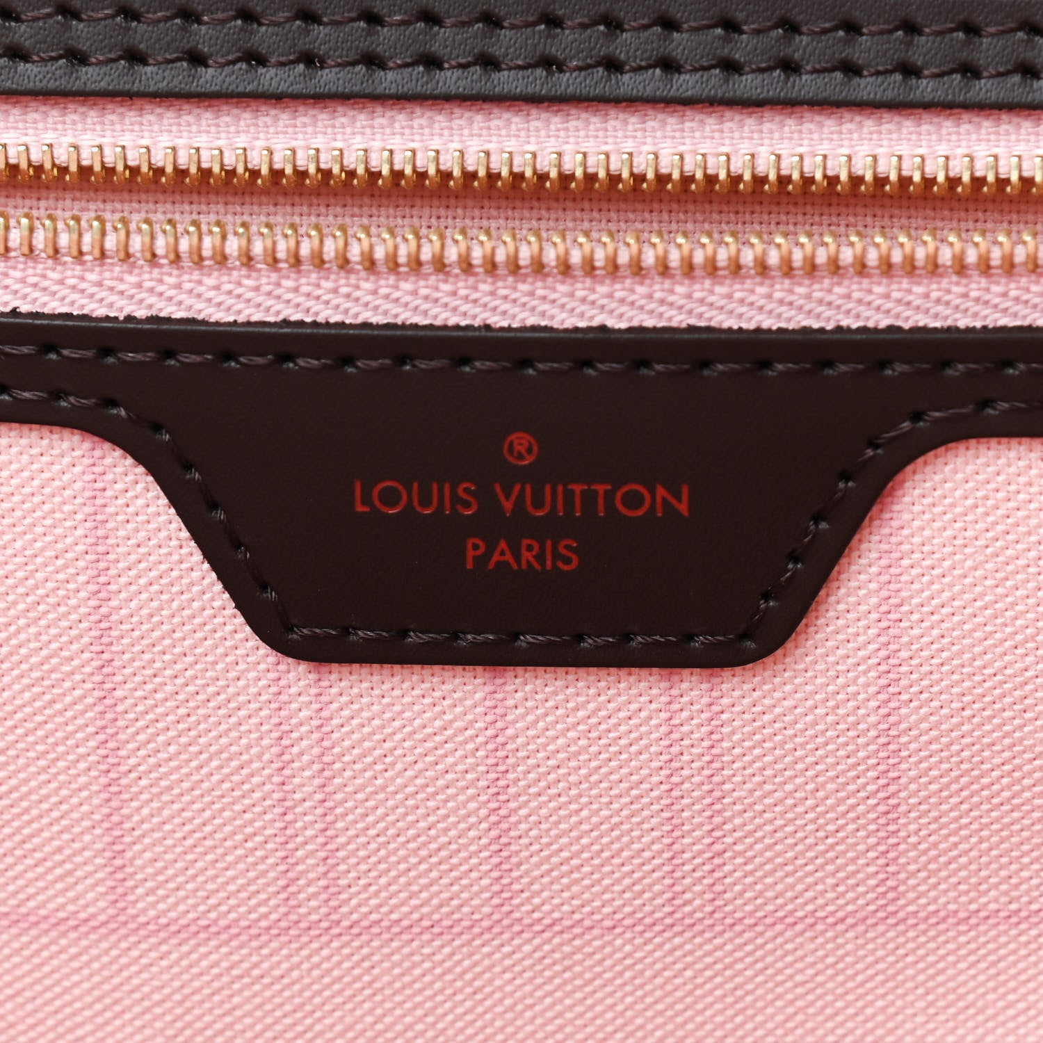 Louis Vuitton Damier Ebene Neo Neverfull MM Rose Ballerine 9 of 9