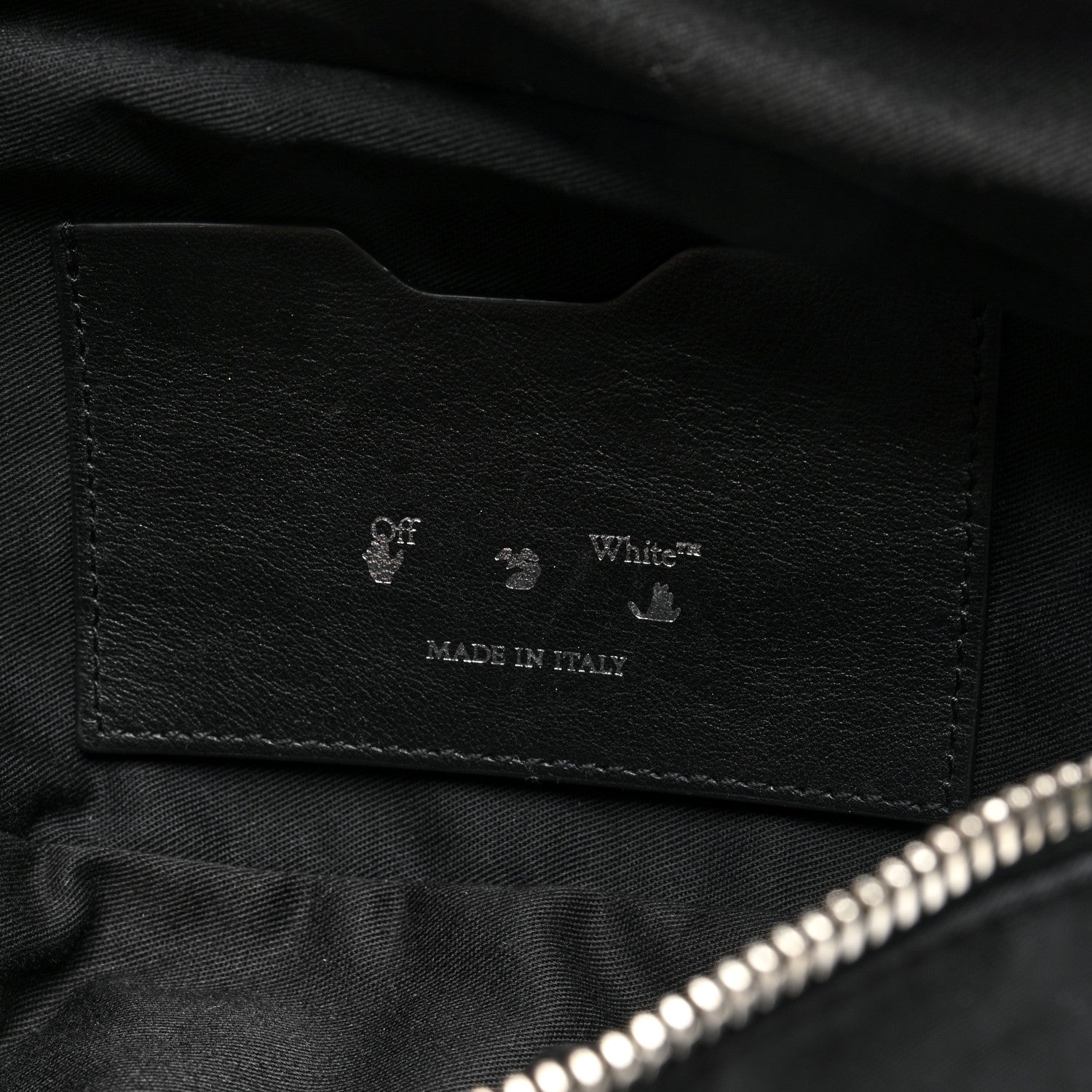 Off-White Canvas Logo Print Belt Bag Black 6 of 9