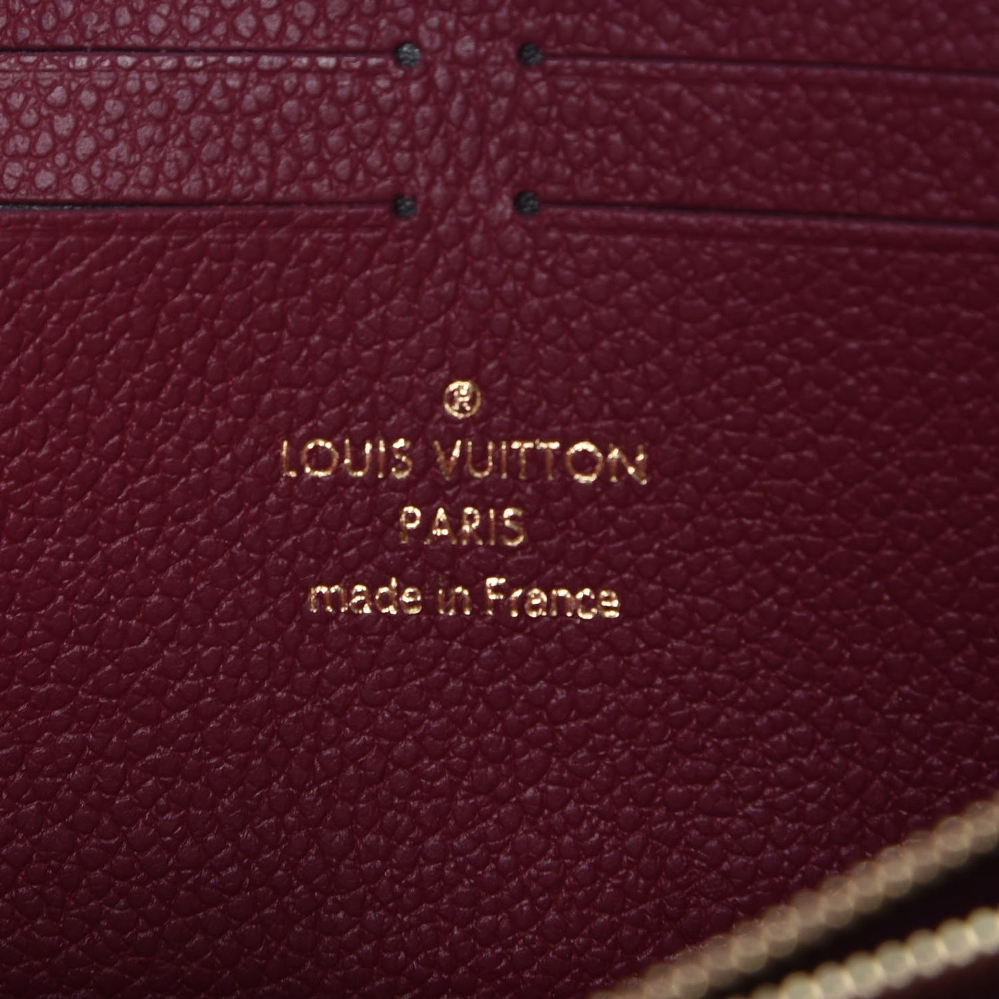 Empreinte Clemence Wallet Raisin
