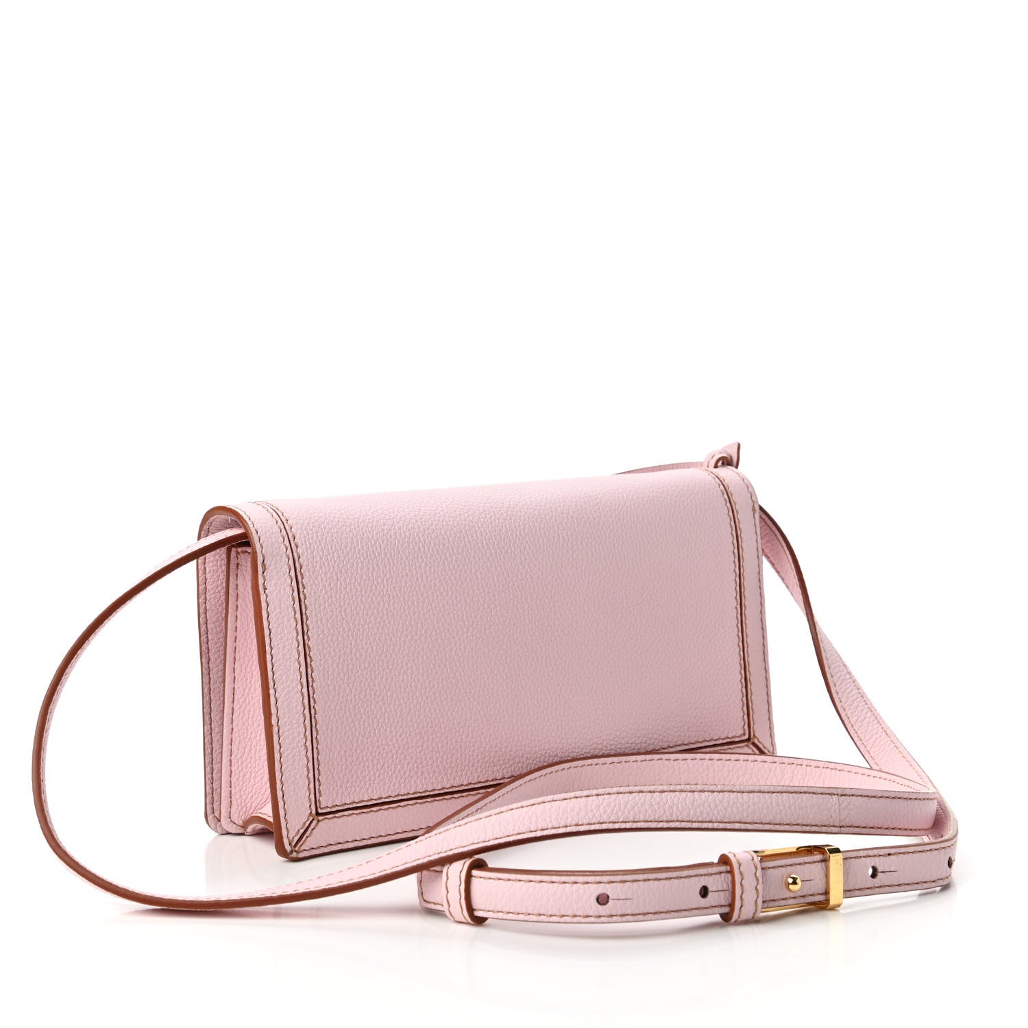 Loewe Grained Calfskin Mini Barcelona Shoulder Bag Rosa 3 of 10