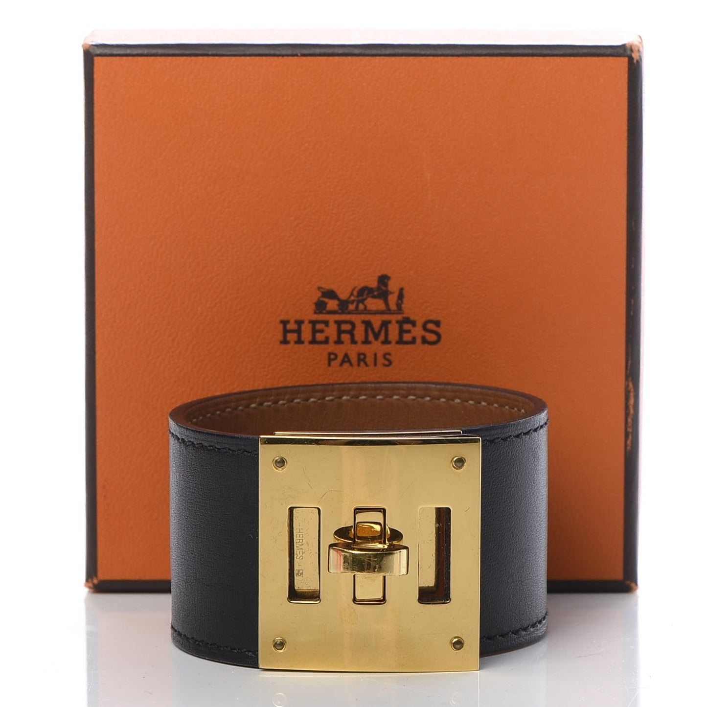 Box Kelly Dog Bracelet Black
