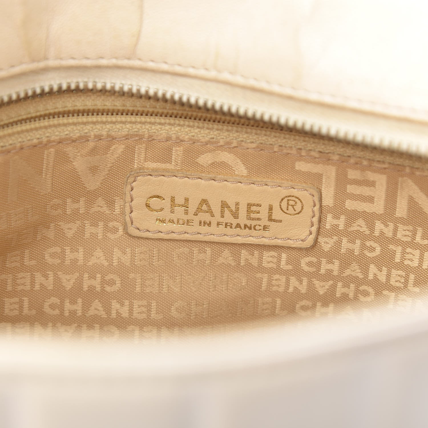 Chanel Lambskin Quilted Chocolate Bar Tote White 6 of 20