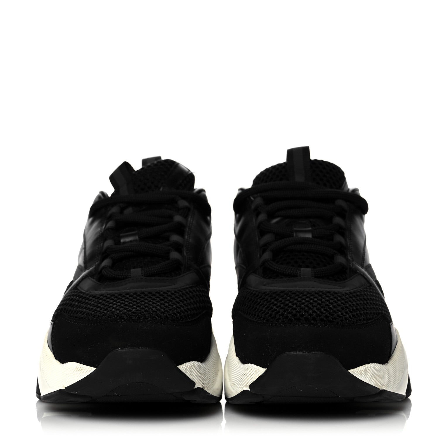 Christian Dior Technical Mesh Calfskin Mens B22 Sneakers 43 Black 2 of 14