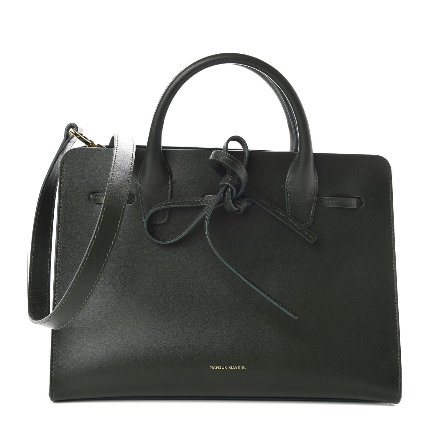 Calfskin Mini Sun Bag Moss