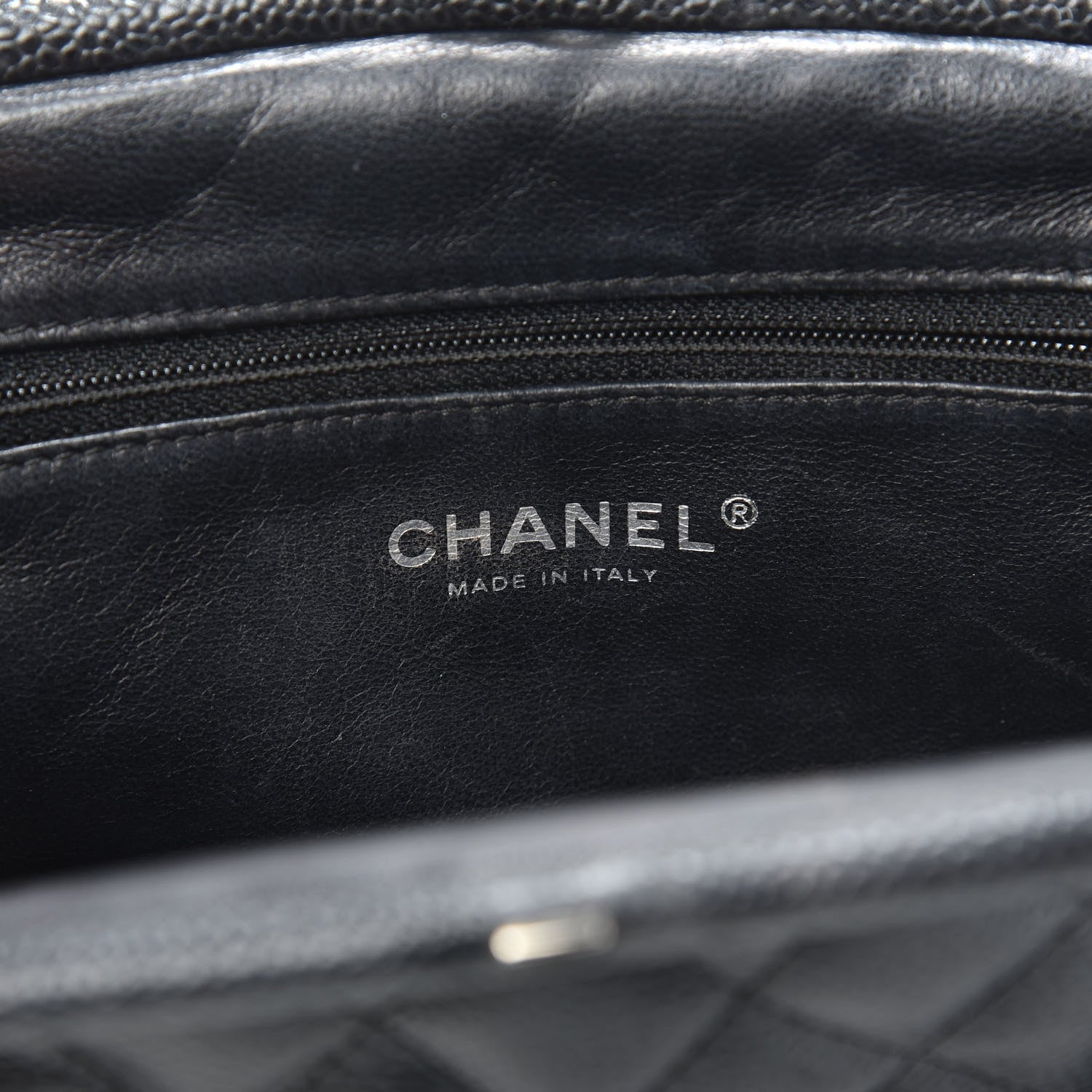 Chanel Caviar Quilted Timeless Clutch Black 6 of 9
