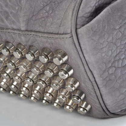 Alexander Wang Pebbled Lambskin Rocco Duffel Grey 11 of 11