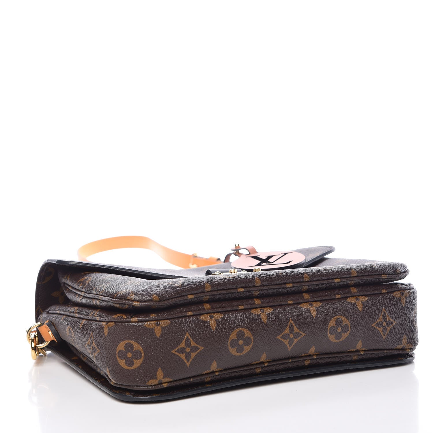 Louis Vuitton Monogram Braided Pochette Metis Coquelicot 4 of 8