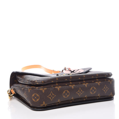 Louis Vuitton Monogram Braided Pochette Metis Coquelicot 4 of 8